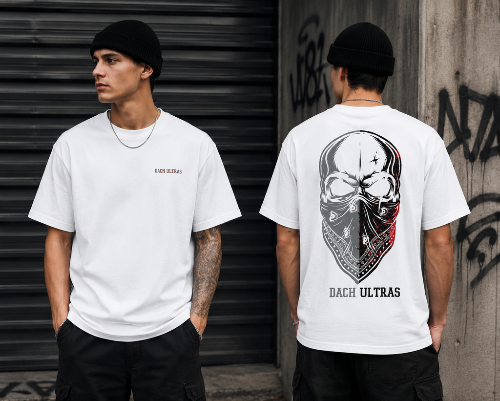 DACH ULTRAS- '2 FACE' - Shirt White