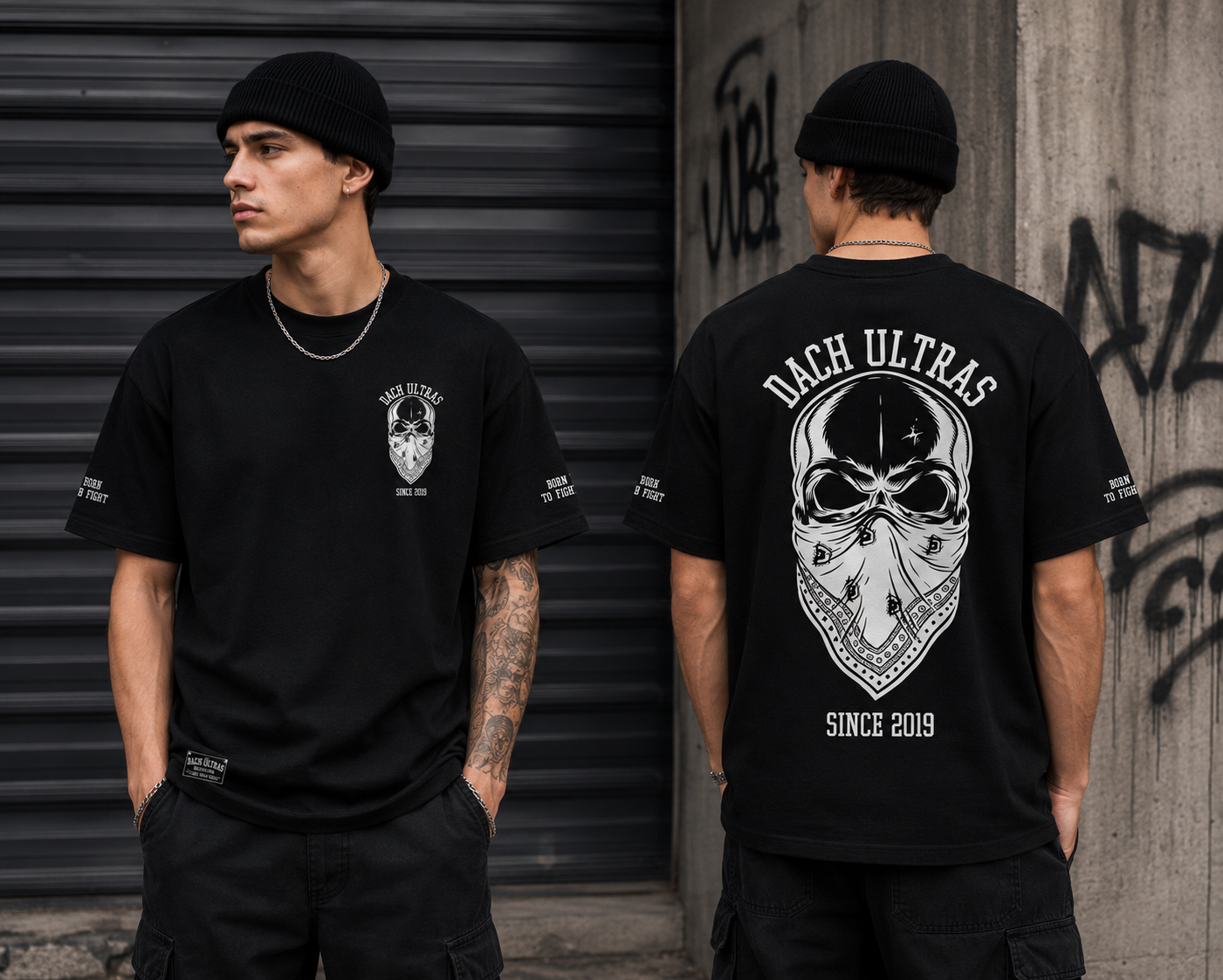 'DACH ULTRAS'-T-Shirt black