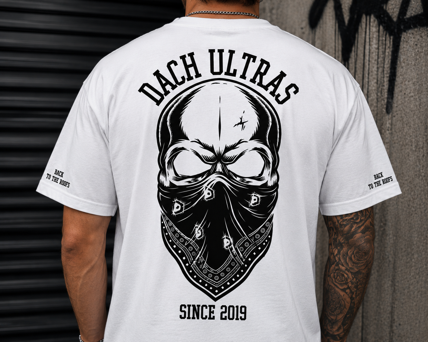 'DACH ULTRAS'-T-Shirt White
